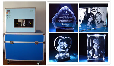 China Single Phase Crystal 3D Laser Glass Sculpture Machine 4000HZ Engraving Speed supplier